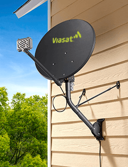 Viasat (formerly Exede) Internet Equipment and Installation